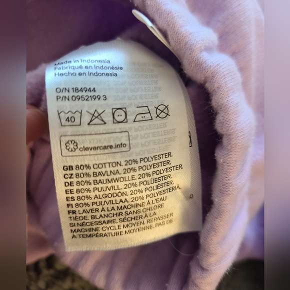 cropped sweatshirt - Picture 2 of 2